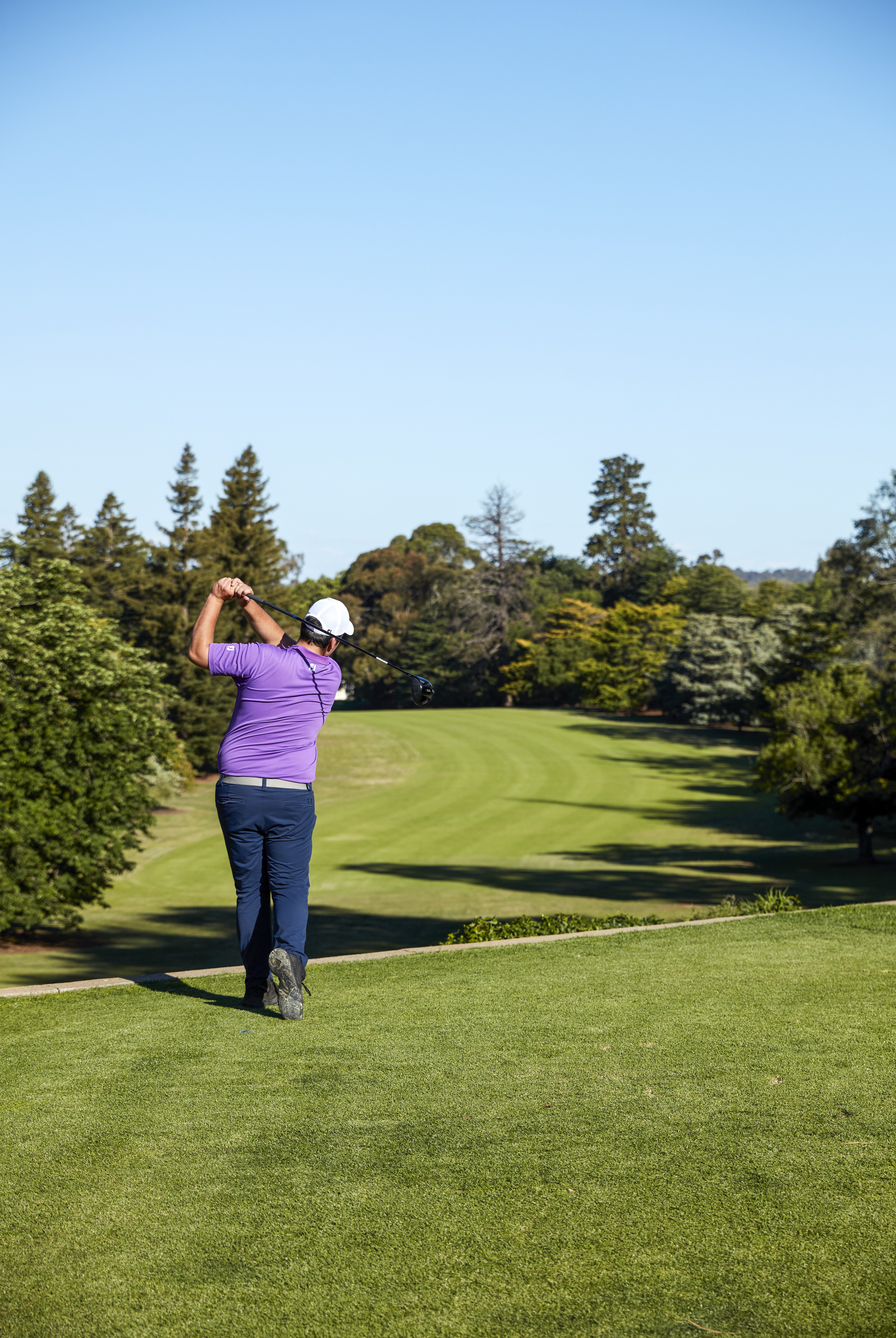 A photo of a golfer at Duntryleague Golf Club