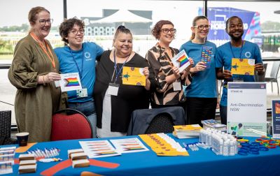 Anti Discrimination NSW Stall