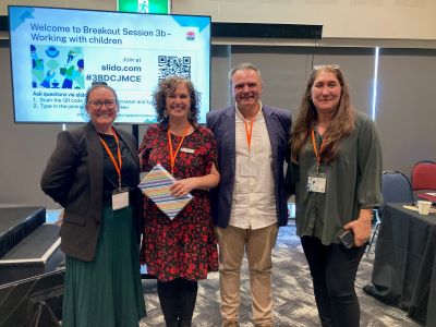 Four presenters from Breakout session 3B 