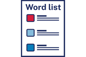 A "Word list" document.